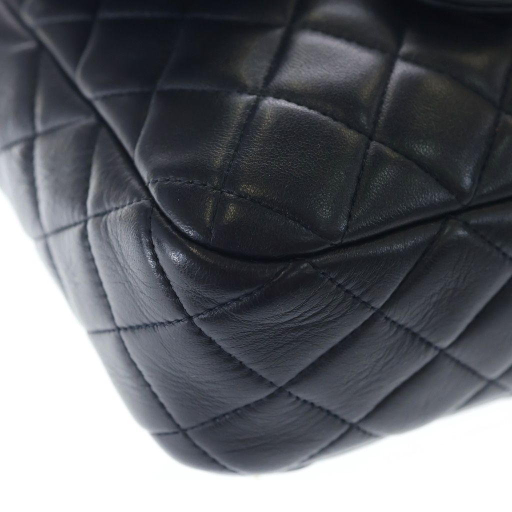 Chanel Quilted Drawstring Backpack Black — view 5