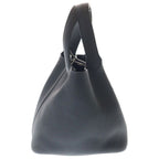 Hermes Picotin Lock PM Noir Taurillon Clemence Cadena Key Handbag — view 3