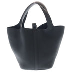 Hermes Picotin Lock PM Noir Taurillon Clemence Cadena Key Handbag — view 2