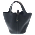 Hermes Picotin Lock PM Noir Taurillon Clemence Cadena Key Handbag