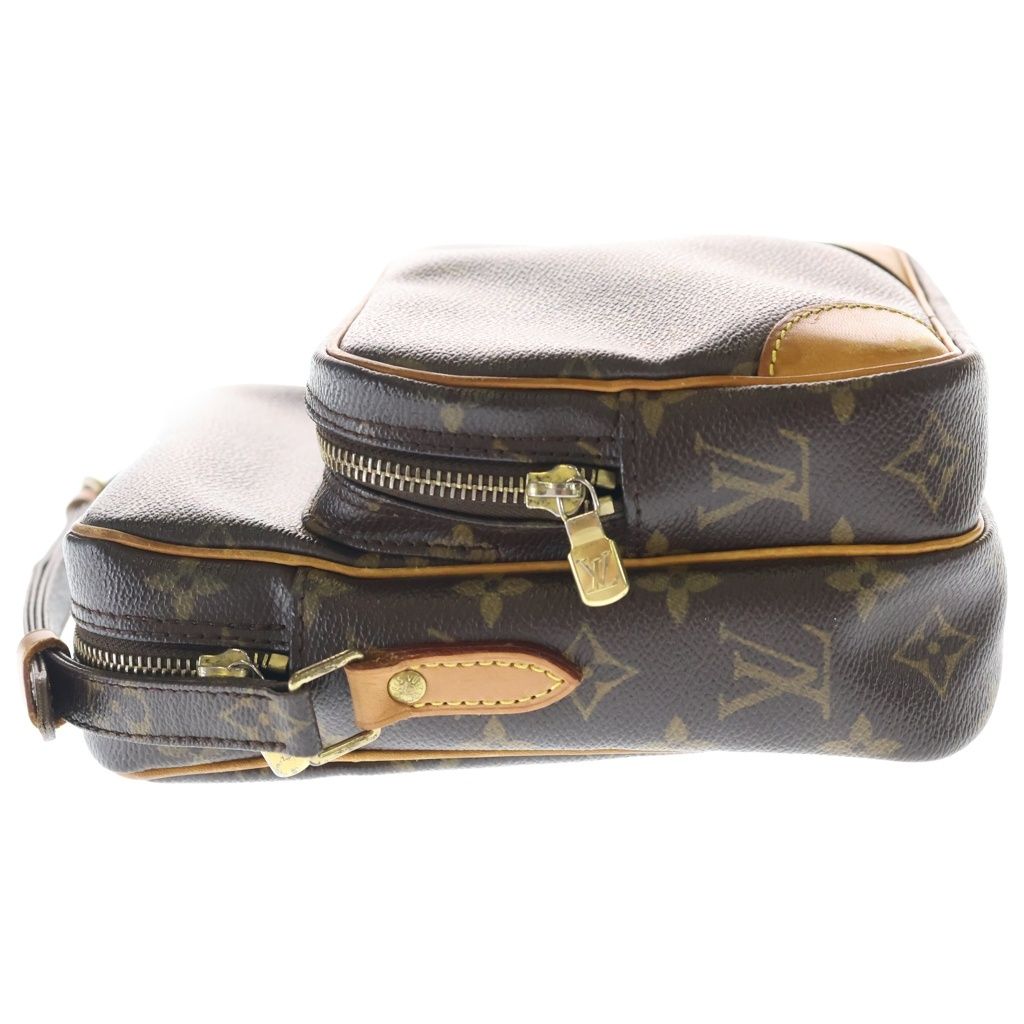 Louis Vuitton Monogram Amazon Mini Shoulder Bag Brown Leather Gold — view 3