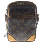 Louis Vuitton Monogram Amazon Mini Shoulder Bag Brown Leather Gold