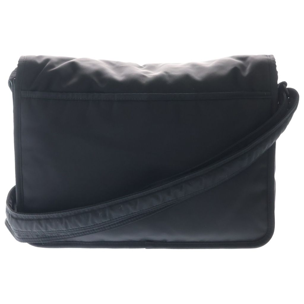 Saint Laurent Niki Cassandra Logo Plate Nylon Messenger Shoulder Bag Black — view 2