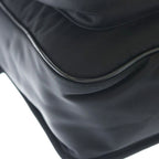 Saint Laurent Niki Cassandra Logo Plate Nylon Messenger Shoulder Bag Black — view 5