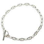 Hermes Chaine D'ancre GM Link Necklace Silver 31 Pieces — view 2