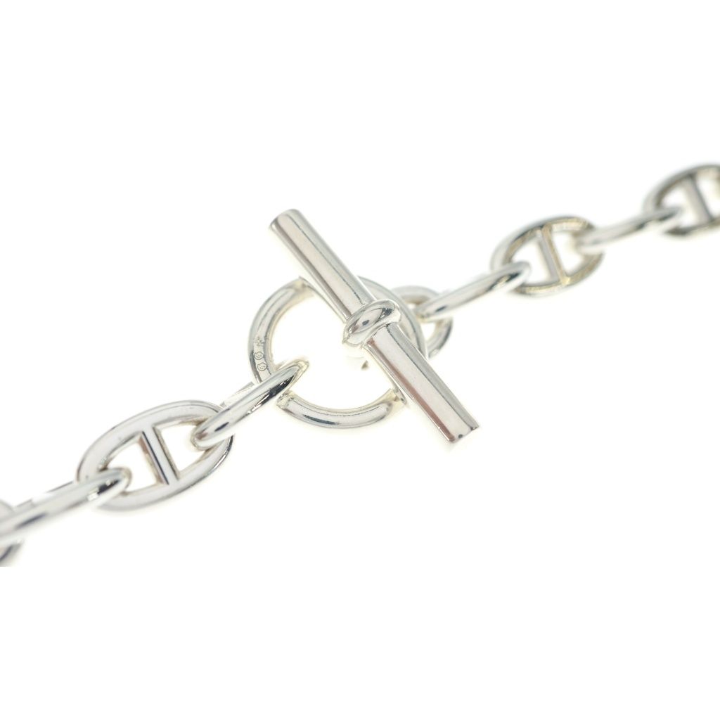 Hermes Chaine D'ancre GM Link Necklace Silver 31 Pieces — view 3