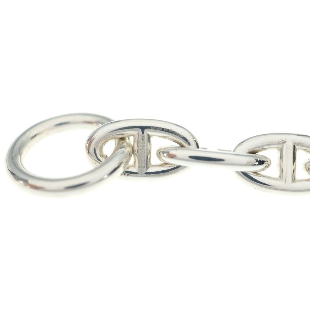 Hermes Chaine D'ancre GM Link Necklace Silver 31 Pieces — view 4