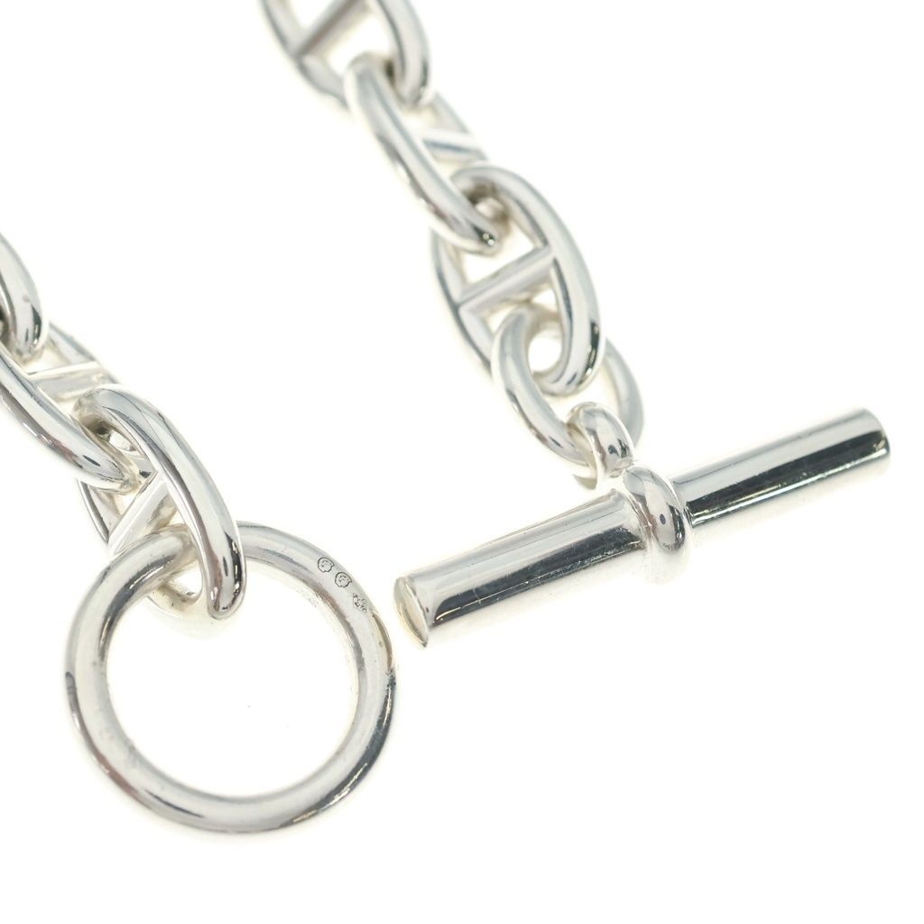 Hermes Chaine D'ancre GM Link Necklace Silver 31 Pieces — view 6