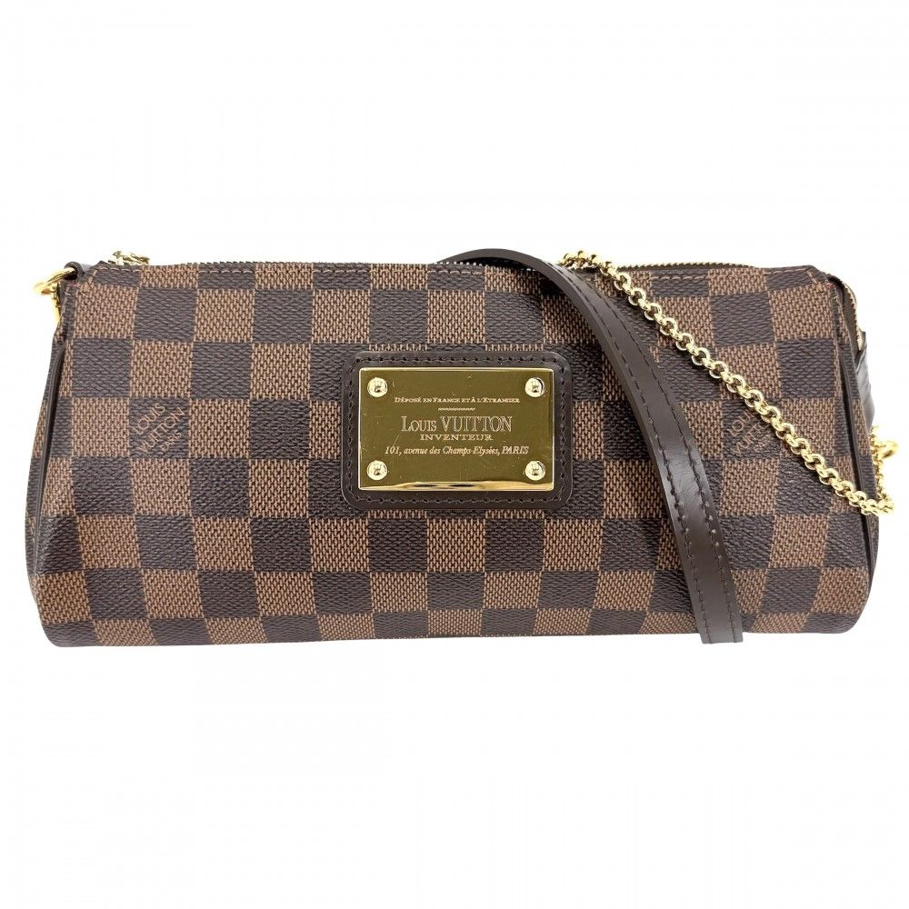 Louis Vuitton For 2-Way Damier Handbag Shoulder Bag Crossbody Brown Gold Vintage