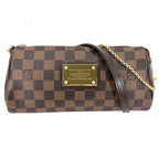 Louis Vuitton For 2-Way Damier Handbag Shoulder Bag Crossbody Brown Gold Vintage
