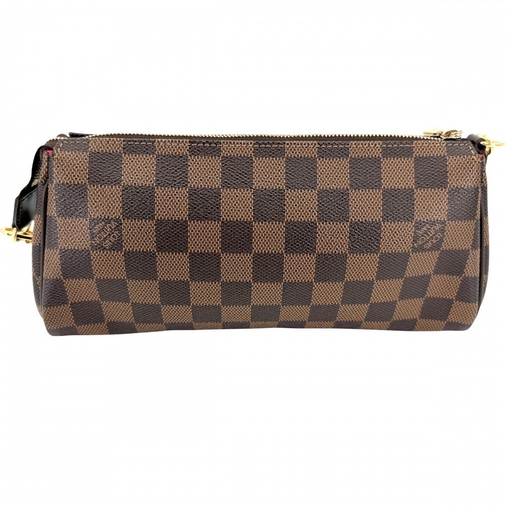 Louis Vuitton For 2-Way Damier Handbag Shoulder Bag Crossbody Brown Gold Vintage — view 2