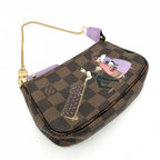 Louis Vuitton For Handbag Damier Mini Pochette Accessory Soir Illustre Sally — view 3