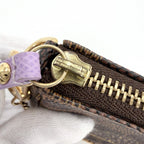 Louis Vuitton For Handbag Damier Mini Pochette Accessory Soir Illustre Sally — view 6