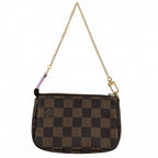 Louis Vuitton For Handbag Damier Mini Pochette Accessory Soir Illustre Sally — view 2