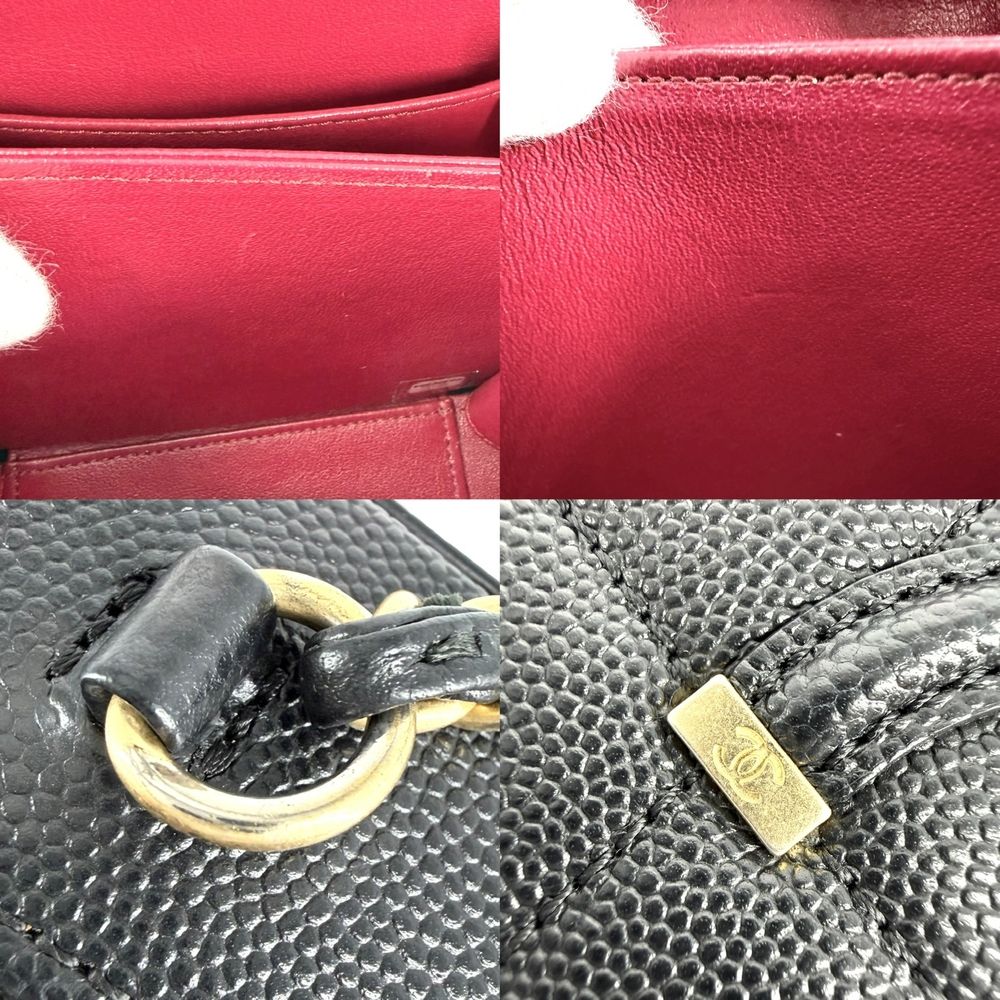 Chanel 2-Way CC Filigree Vanity Mini Pochette Shoulder Bag Crossbody CC Logo — view 6
