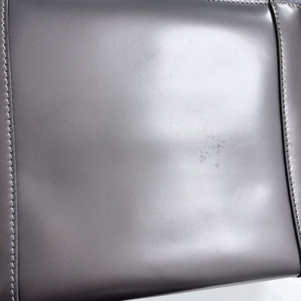 Dior Maris Pearl Leather Brown Gunmetal Vintage Wallet Handbag — view 6