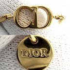 Dior Double Strand Clair D Lune Accessory Heart Aja Star Rhinestone Gold — view 4