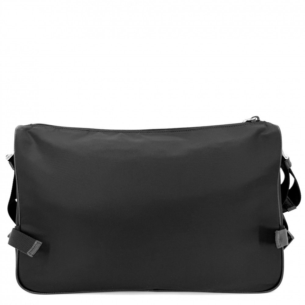 Prada Shoulder Bag Triangle Logo Large Re-Nylon Saffiano Leather — view 2