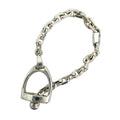 Hermes Key Holder Etrier Charm 925 Sterling Silver Vintage