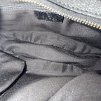 Gucci One GG Canvas Leather Black Gold Vintage Handbag — view 4
