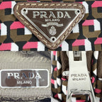 Prada Shoulder Bag Triangle Logo All Pattern Smartphone Pouch 2-Way Nylon Khaki — view 6