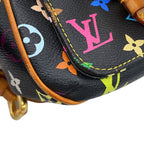 Louis Vuitton Shoulder Bag Monogram Multicolor Lodge GM Black — view 6