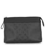 Louis Vuitton Clutch Monogram Midnight Pochette Voyage Souple Black