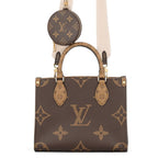 Louis Vuitton Monogram Reverse Giant On The Go PM 2-Way Tote Bag