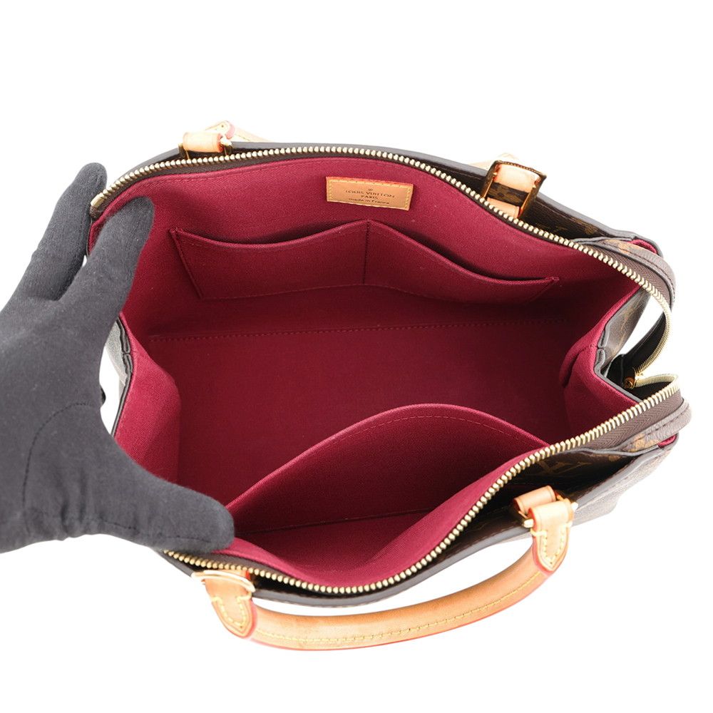 Louis Vuitton Monogram Petit Palais PM 2-Way Handbag — view 6