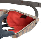 Louis Vuitton Belt Bag Damier Ebene Geronimos Waist Pouch — view 6