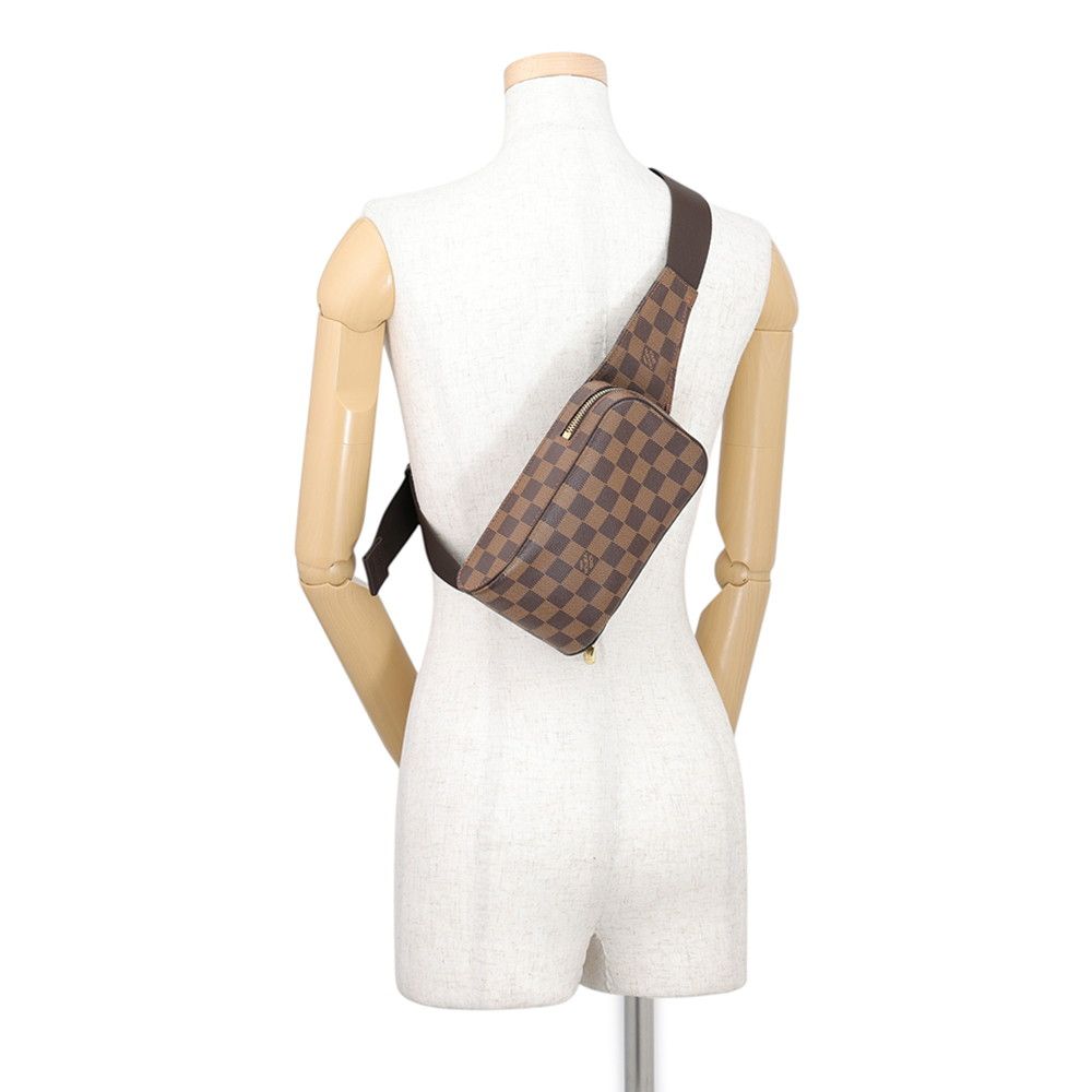 Louis Vuitton Belt Bag Damier Ebene Geronimos Waist Pouch — view 5