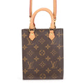 Louis Vuitton Handbag Monogram Petite Sac Plat Mini Bag 2-Way