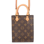 Louis Vuitton Handbag Monogram Petite Sac Plat Mini Bag 2-Way