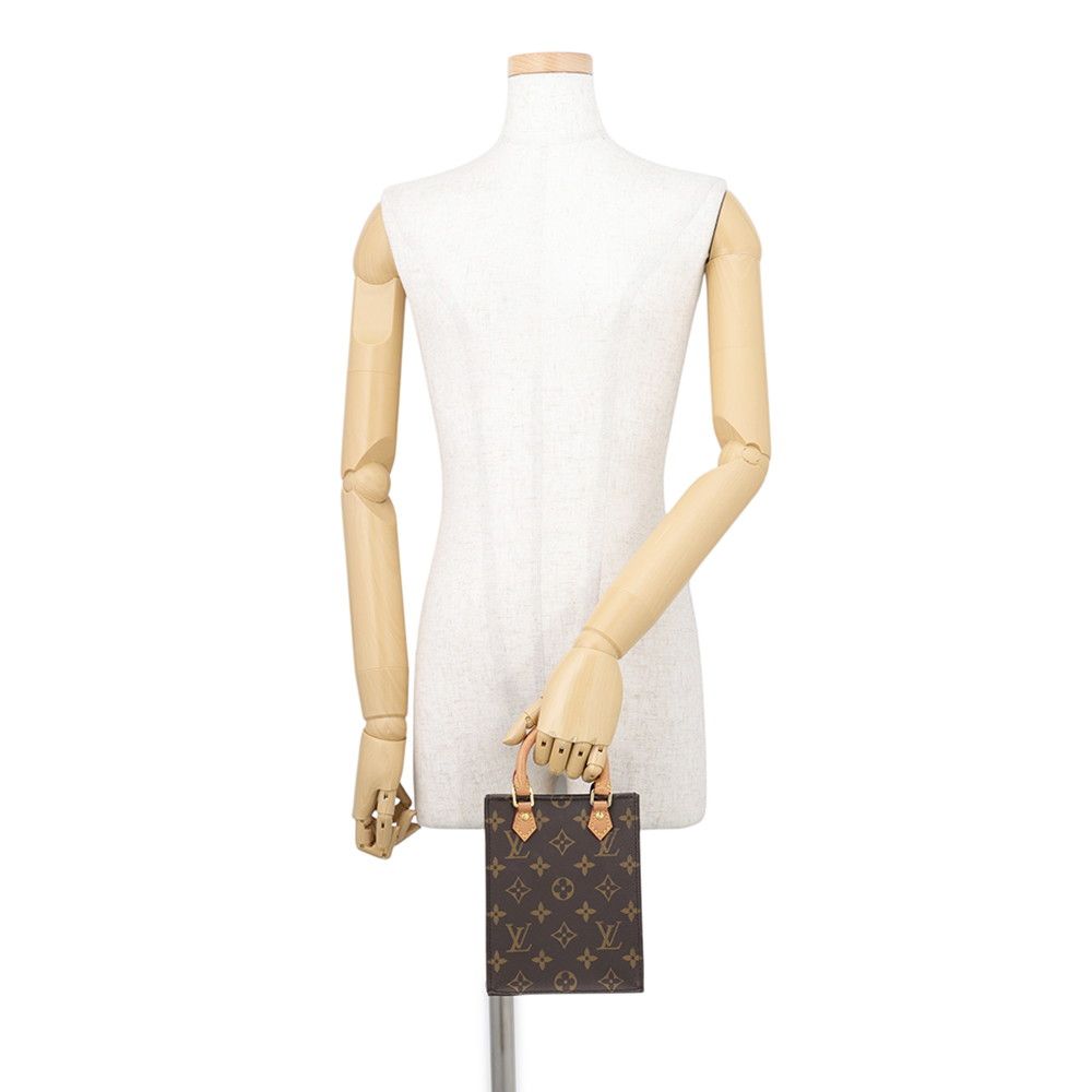 Louis Vuitton Handbag Monogram Petite Sac Plat Mini Bag 2-Way — view 4