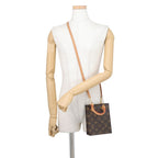 Louis Vuitton Handbag Monogram Petite Sac Plat Mini Bag 2-Way — view 5