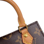 Louis Vuitton Handbag Monogram Petite Sac Plat Mini Bag 2-Way — view 8