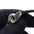 Hermes Bra Camden Black Silver Leather T4 Accessory Bracelet — view 8