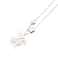 Hermes Necklace Talisman Dragon Motif Metal Ascending Sari