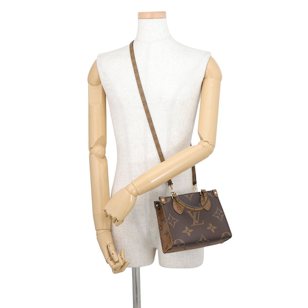 Louis Vuitton Monogram Reverse On The Go BB 2-Way Shoulder Bag — view 5