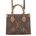 Louis Vuitton Monogram Reverse On The Go BB 2-Way Shoulder Bag