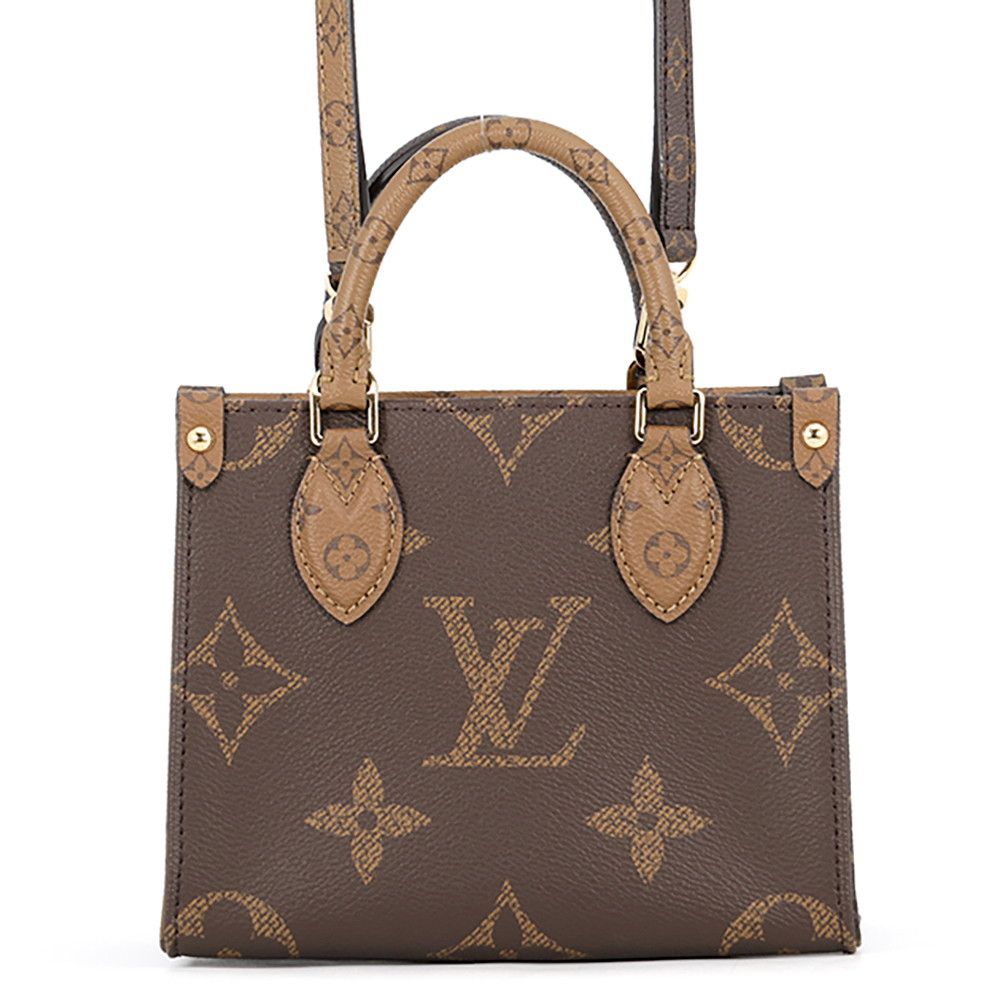 Louis Vuitton Monogram Reverse On The Go BB 2-Way Shoulder Bag