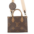 Louis Vuitton Monogram Reverse Giant On The Go PM 2-Way Tote Bag