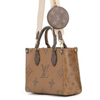 Louis Vuitton Monogram Reverse Giant On The Go PM 2-Way Tote Bag — view 2