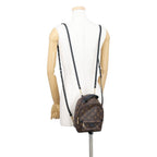 Louis Vuitton Backpack Monogram Palm Spring Mini Bag Black — view 4