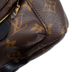Louis Vuitton Backpack Monogram Palm Spring Mini Bag Black — view 7