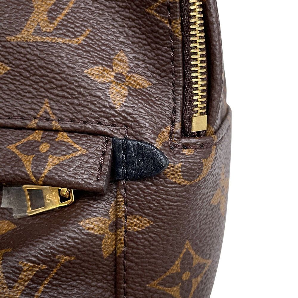 Louis Vuitton Backpack Monogram Palm Spring Mini Bag Black — view 8