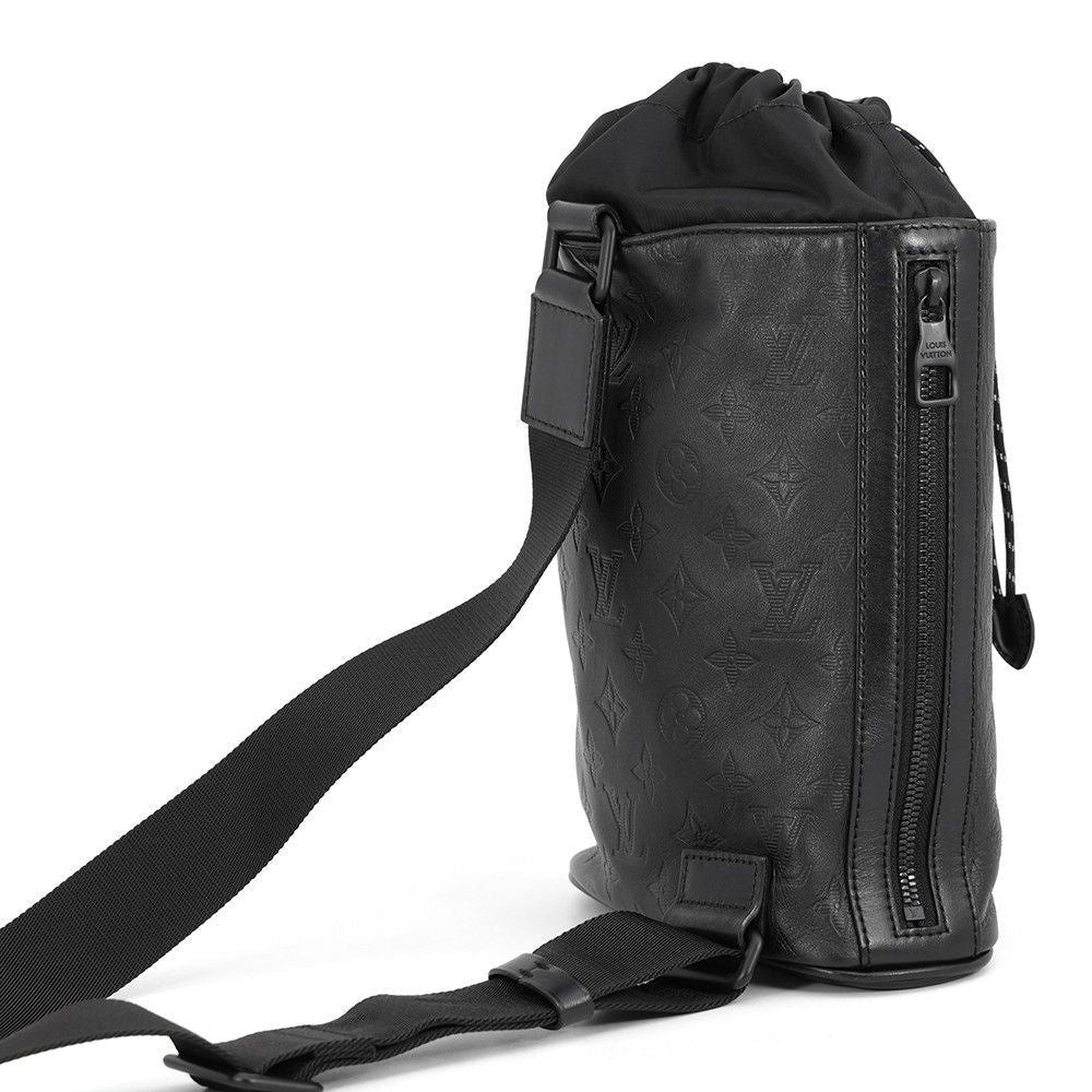 Louis Vuitton Belt Bag Monogram Shadow Chalk Black — view 3