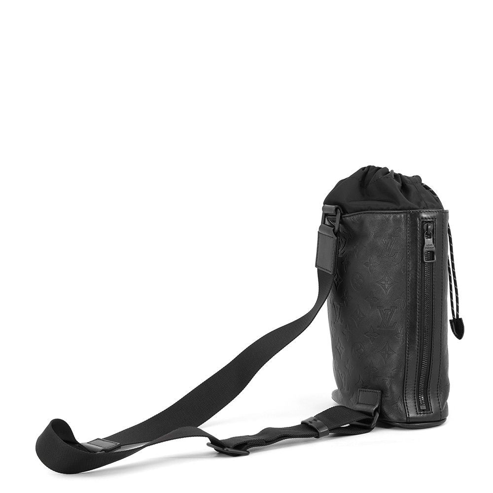 Louis Vuitton Belt Bag Monogram Shadow Chalk Black — view 2