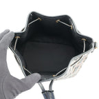 Louis Vuitton Shoulder Bag Monogram Sequin Noe BB 2-Way Black — view 6