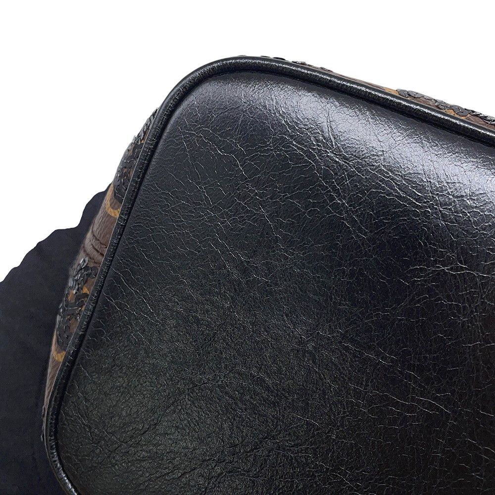 Louis Vuitton Shoulder Bag Monogram Sequin Noe BB 2-Way Black — view 7